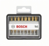 Набор Robust Line из 8 насадок-бит Sx Max Grip PZ1 PZ2 PZ3 49 mm 2607002571