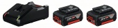 КОМПЛЕКТ BOSCH :2 аккумулятора x GBA 18V 4.0Ah + Зарядное устройство  GAL 18V-40 1600A019S0  ,Бош в интернет-магазине в Москве