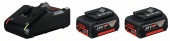  BOSCH :2  x GBA 18V 4.0Ah +    GAL 18V-40 1600A019S0  ,  -  