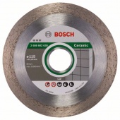 2608602630 Алмазный диск для болгарки (УШМ) сплошной по плитке, мрамору, керамограниту Bosch Best for Ceramic 115 x 22,23 x 1,8 x 10 мм 2.608.602.630