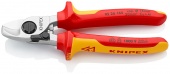 Ножницы для резки кабелей с раскрывающей пружиной VDE 165 мм KN 9526165 фото