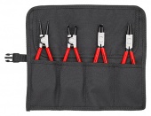 Набор щипцов для стопорных колец 4 предмета Knipex (KN 001956) фото