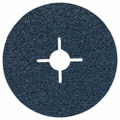 Фибровый шлифкруг для угловой шлифмашины, цирконовый корунд 125 мм, 22 мм, 36 2608607255