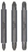 Набор из 3 двухсторонних насадок PZ1, PZ2, PZ3 PZ1, PZ2, PZ3 60 mm 2607001749