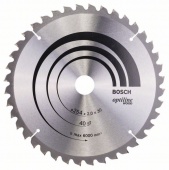 Пильный диск Optiline Wood. 254 x 30 x 2,0 mm, 40 2608640435