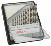 Набор из 13 свёрл по металлу Robust Line HSS-G, 135° 1,5 2 2,5 3 3,2 3,5 4 4,5 4,8 5 5,5 6 6,5 mm, 135° 2607010538