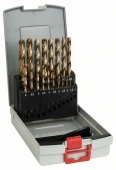 Набор сверл по металлу из 19 предм. ProBox HSS-TiN (титановое покрытие) 1-10 mm 2608587015
