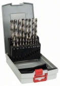 Набор из 19 сверл по металлу HSS-G, DIN 338, 135°, в ProBox 1-10 mm 2608587013