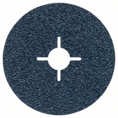 Фибровый шлифкруг для угловой шлифмашины, цирконовый корунд 115 мм, 22 мм, 24 2608606725