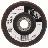 Лепестковый шлифкруг Best for Inox 125 мм, 22,23 мм, 60, 12 250 об/мин 2608607639