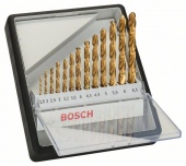 Набор из 13 свёрл по металлу Robust Line HSS-TiN, 135° 1,5 - 6,5 mm, 135° 2607010539