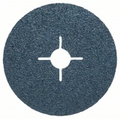 Фибровый шлифкруг для угловой шлифмашины, цирконовый корунд 125 мм, 22 мм, 24 2608606731
