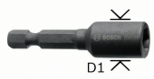 Торцовый ключ для ударных гайковертов Impact Control 50 mm , 13 mm , 19,5 mm, M 8 2608551021 ( 2.608.551.021)