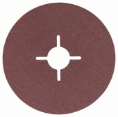 Фибровый шлифкруг для угловой шлифмашины, корунд 125 мм, 22 мм, 120 2608605479