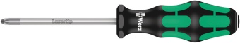 009310 Отвертка крестовая для винтов  Wera Pozidriv Kraftform Plus 355 PZ1, 80 мм WE-009310