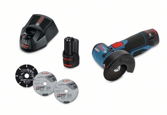 Аккумуляторная болгарка с зарядкой и аккумуляторами Бош /  Bosch GWS 12V-76 Professional 06019F200B (0.601.9F2.00B) в интернет магазине с доставкой по Москве