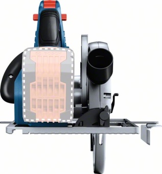 06016B5100 Аккумуляторная циркулярка БОШ / Bosch GKS 18V-68 GC, Coло + L-boxx 0.601.6B5.100 БОШ