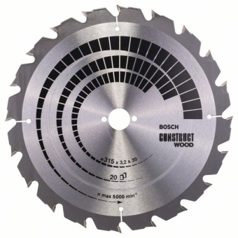 Пильный диск Construct Wood_ 315 x 30 x 3,2 mm, 20 2608640691