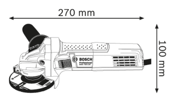   Bosch GWS 750-125 Professional 06013940R3 (0.601.394.0R3) 