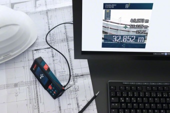 0601072F01  Лазерный дальномер Бош / Bosch GLM 120 C Professional 0.601.072.F01 БОШ