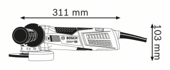06017C4002 Bosch GWX 17-125 S новая болгарка БОШ (ГЕРМАНИЯ) X-LOCK 0.601.7C4.002 БОШ