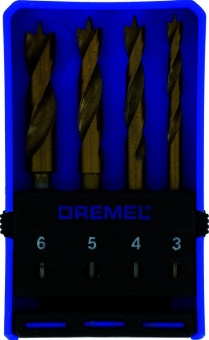 Набор сверл по дереву 4шт DREMEL / Дремель (636) 26150636JA купить с доставкой