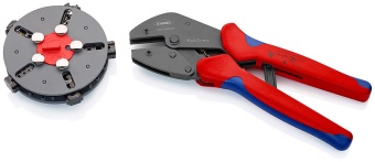Инструмент для обжима контактов KNIPEX MultiCrimp вороненые 250 мм KN 973302 (97 33 02)