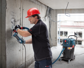 строительные 06019C3300 Bosch GAS 55 M AFC Professional пылесос Бош для влажного/сухого мусора  0.601.9C3.300 БОШ