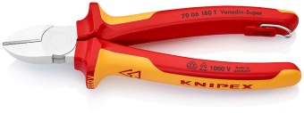 Кусачки боковые хромированные 180 мм KN 7006180TBK