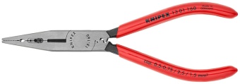 Плоскогубцы для монтажа проводов фосфатированные, черного цвета 160 мм Knipex KN 1301160