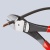 Кусачки боковые особой мощности  черного цвета 180 мм Knipex KN 7401180