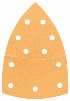 Набор из 10 шлифлистов 102 x 62, 93 mm, 80 2608607403