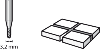 Бур для удаления раствора из межплиточных швов DREMEL 1 шт (569) 2615056932 купить с доставкой