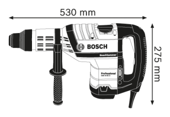 0611265100 Перфоратор с патроном SDS-max БОШ / Bosch GBH 8-45 D Professional 0.611.265.100 в интернет магазине с доставкой по Москве