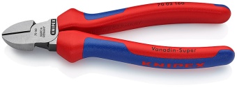 Кусачки боковые черного цвета 160 мм Knipex KN 7002160
