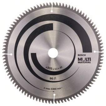 Пильный диск Multi Material. 305 x 30 x 3,2 mm, 96 2608640453
