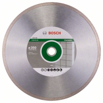 Алмазный отрезной круг Best for Ceramic 350 x 30/25,40 x 3 x 10 mm 2608602640