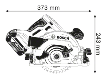 Аккумуляторная циркулярная пила Bosch GKS 18 V-LI G Professional 06016A2100 (0.601.6A2.100) в интернет магазине с доставкой по Москве