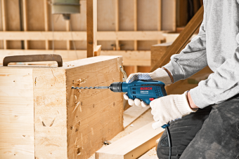 0601473600 Дрель Bosch GBM 10 RE с быстрозажимным патроном БОШ Professional 0.601.473.600 в интернет магазине с доставкой по Москве