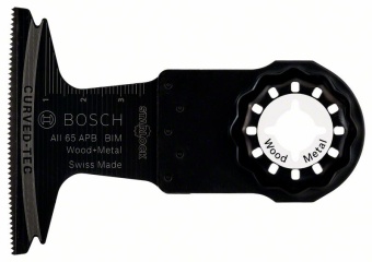 Полотно для мультирезаков Бош/Bosch BIM AIZ 65 BB Wood and Nails 40 x 65 mm 2608661781 (2.608.661.781)