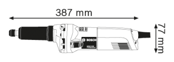 Прямая шлифмашина Bosch GGS 8 CE Professional 0601222100 БОШ