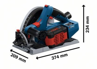 06016B4000 Пила дисковая погружная аккумуляторная 18 вольт Bosch GKT 18V-52 GC solo +L-boxx 0.601.6B4.000 БОШ