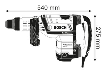 0611322000     SDS-max Bosch GSH 7 VC Professional 0.611.322.000 