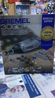F0133000UG Многофункциональный инструмент (мультидрель) DREMEL 3000 - 25 PROMO WOOD (F.013.300.0UG) БОШ