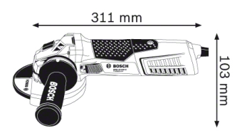 Угловая шлифмашина Bosch GWS 17-150 CI Professional 06017980R6 БОШ