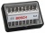 Набор бит BOSCH Extra Hard 8 шт Robust Line PH1/2/3+PZ1/2/3 49 мм 2607002558