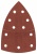 Набор из 10 шлифлистов 102 x 62, 93 mm, 180 2608607410