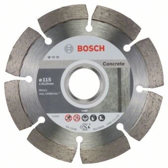 2608603239 Алмазный отрезной круг Standard for Concrete 115 x 22,23 x 1,6 x 10 mm 2.608.603.239