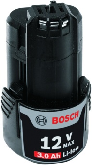 Аккумулятор Bosch (БОШ) Литий-ионный  GBA 12V 3.0Ah O-B 1600A00X79 (1.600.A00.X79) с доставкой