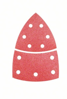 Набор из 10 шлифлистов 102 x 62, 93 mm, 80 2608607408